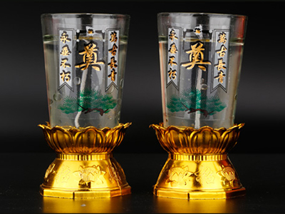 小号无烟水晶蜡烛